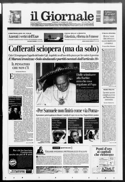 Il giornale : quotidiano del mattino